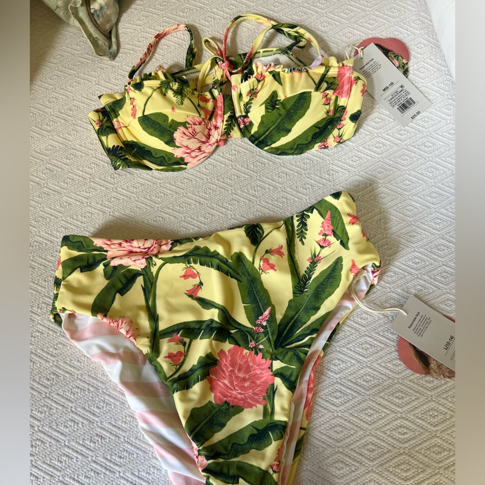 Target x Agua Bendita Yellow Highwaisted Bikini
